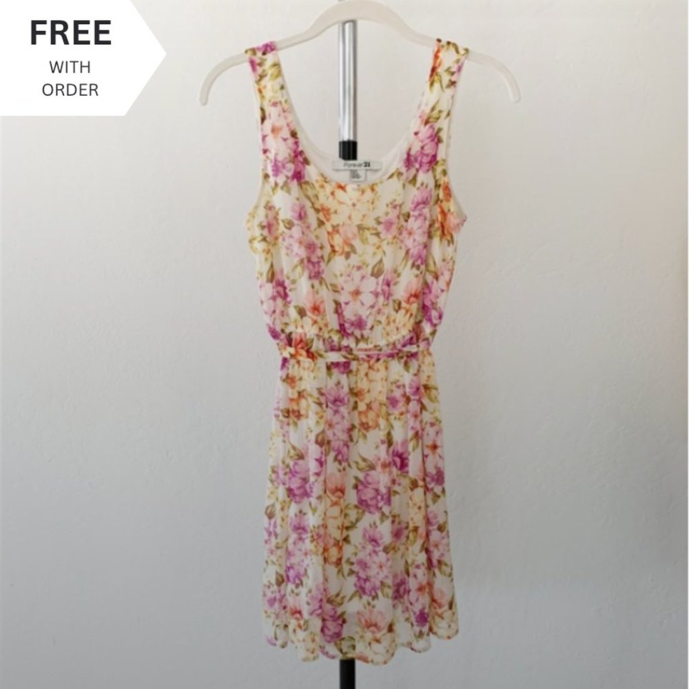 Forever 21 Floral Print Mini Dress | Small